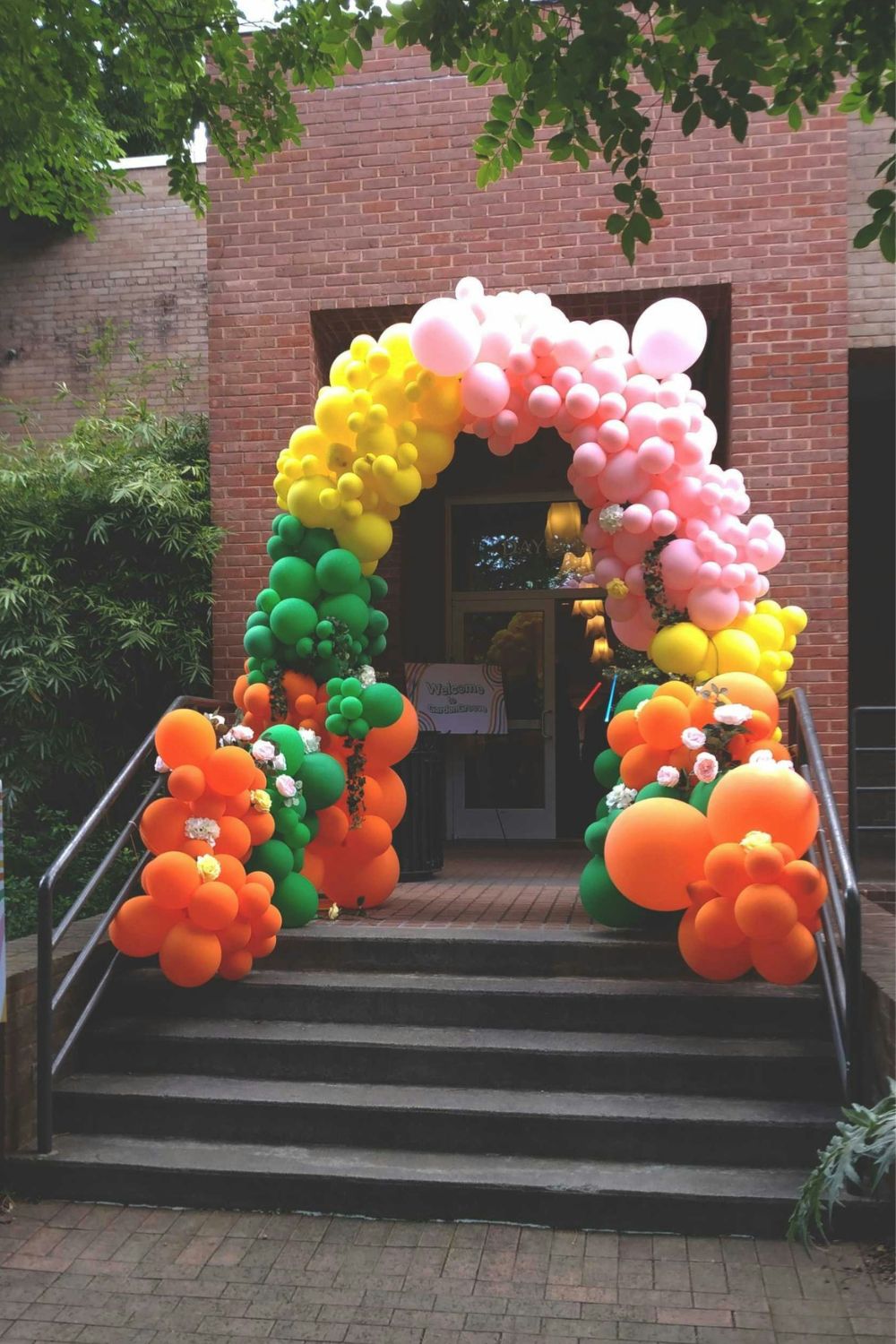 stock image of event balloons for a nursing conference